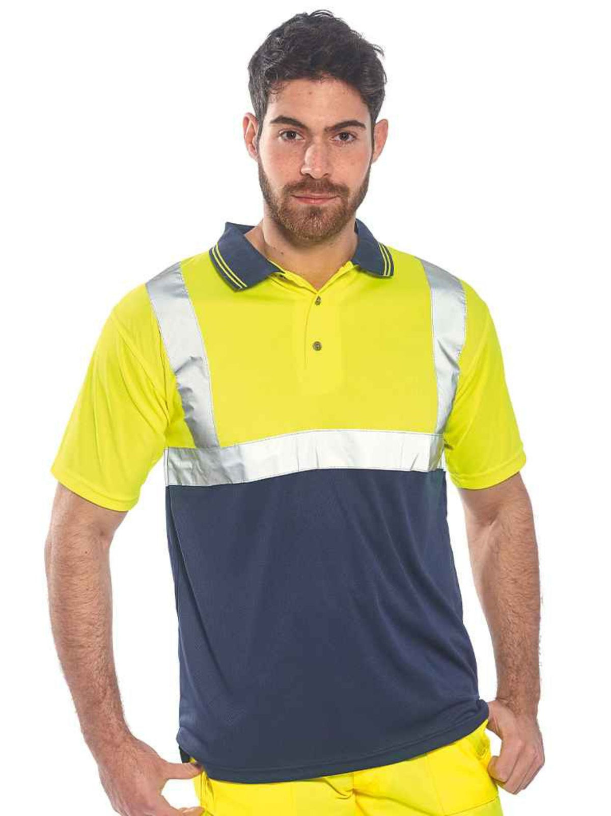 Portwest Hi-Vis Two Tone Polo Shirt