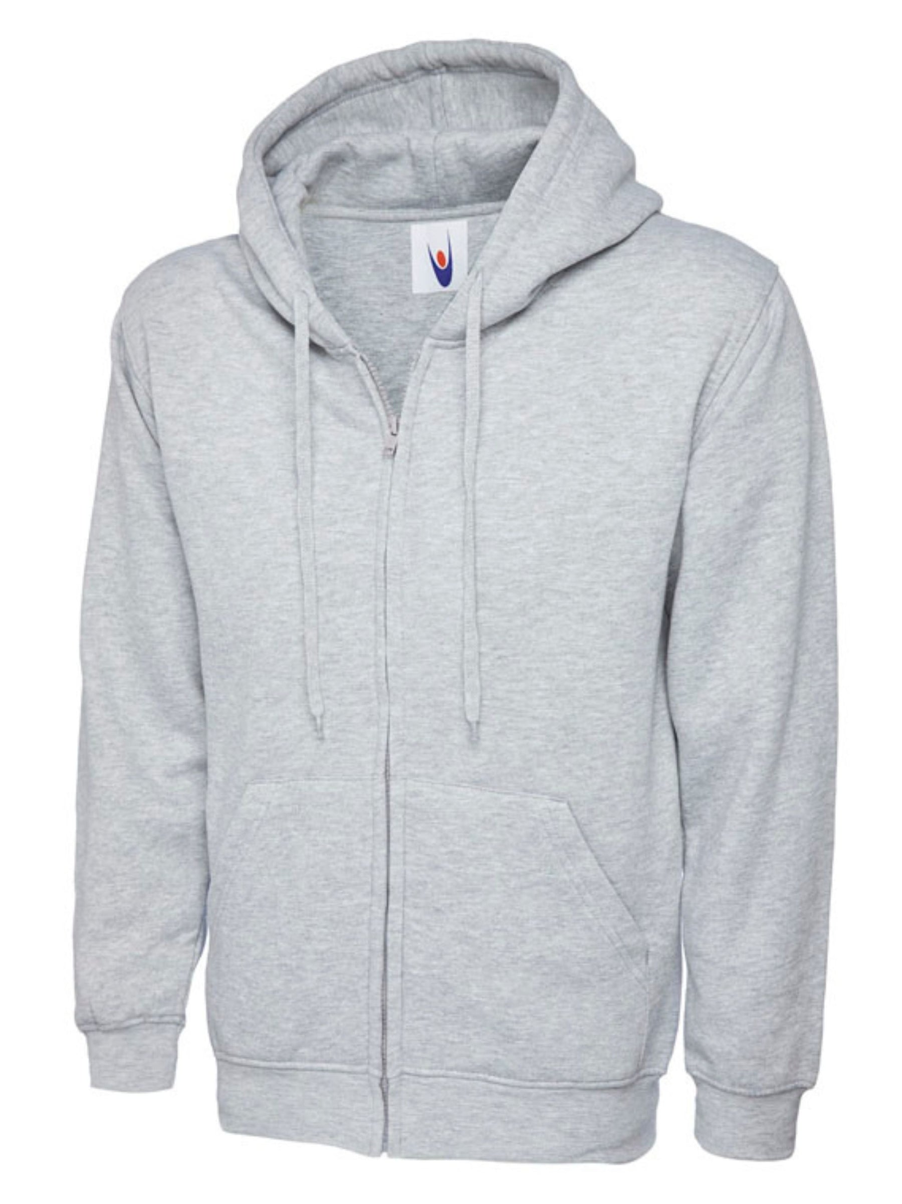 Adults Classic Full Zip Hooded Sweatshirt